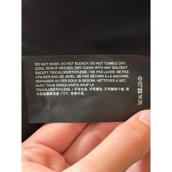 Theory Dress Velour shift long sleeve blue size 2 - Picture 7 of 7